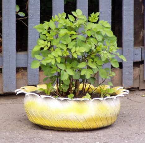 Tire Planter Ideas