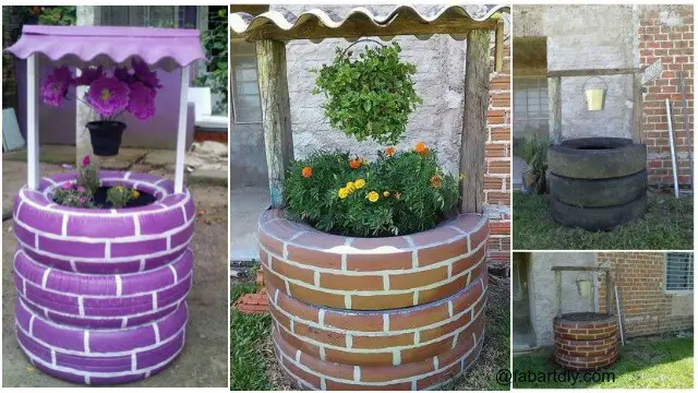 Tire Planter Ideas