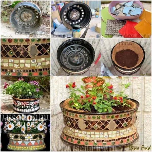 Tire Planter Ideas