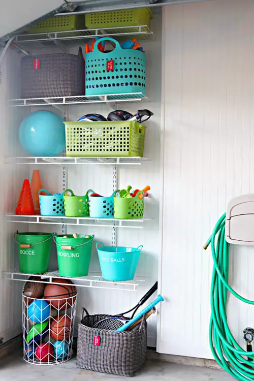 garden storage for children's toys