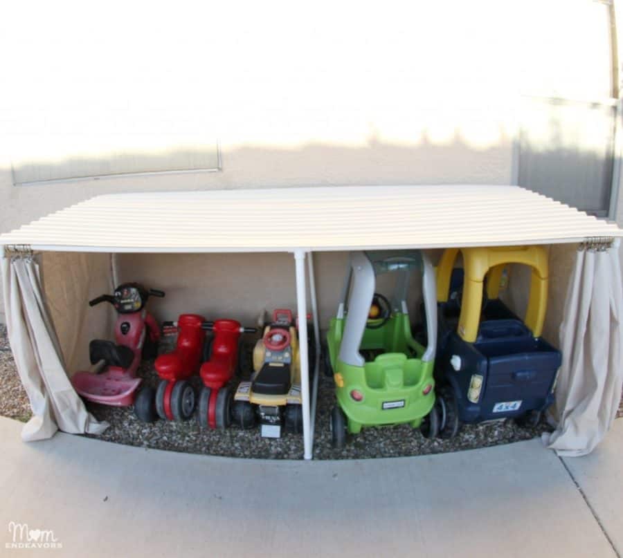 toy truck storage ideas