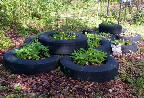 Tire Planter Ideas