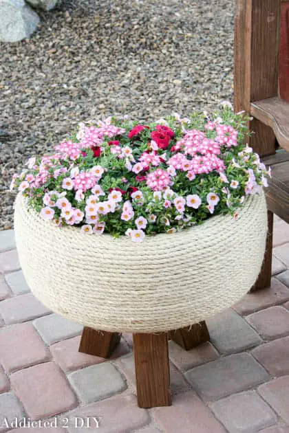 Tire Planter Ideas