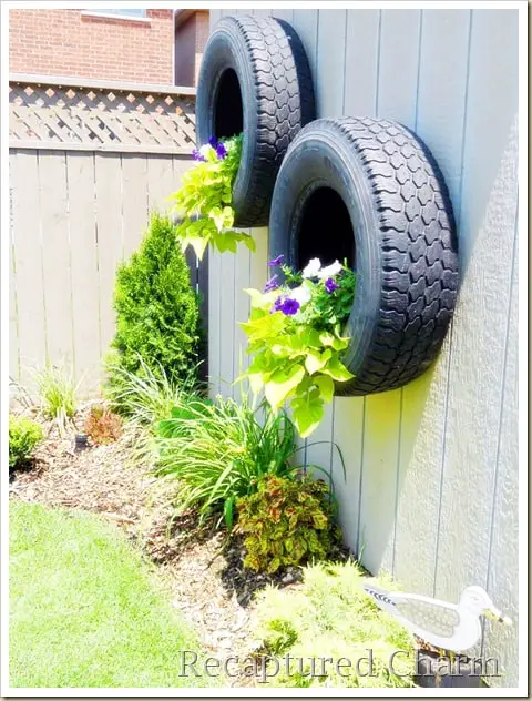 25 Inspiring Tire Planter Ideas To Add To Your Outdoor Living Space