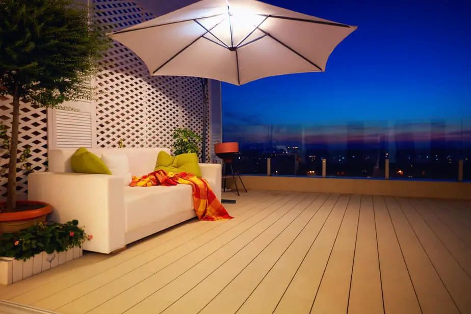 best patio umbrella with lights